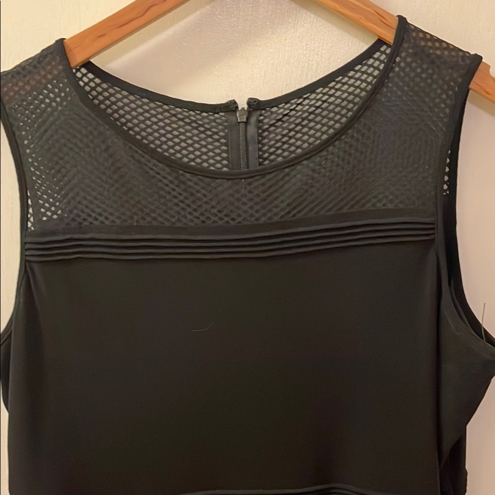 Marc New York Black Sleeveless Sheath Mini Dress